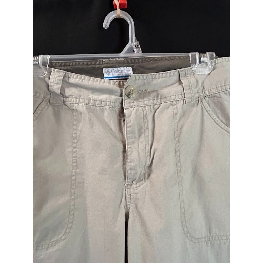 Columbia Sportswear 14 Regular Khaki 100% Cotton Hiking Casual Outdoor Pants - Picture 3 of 9